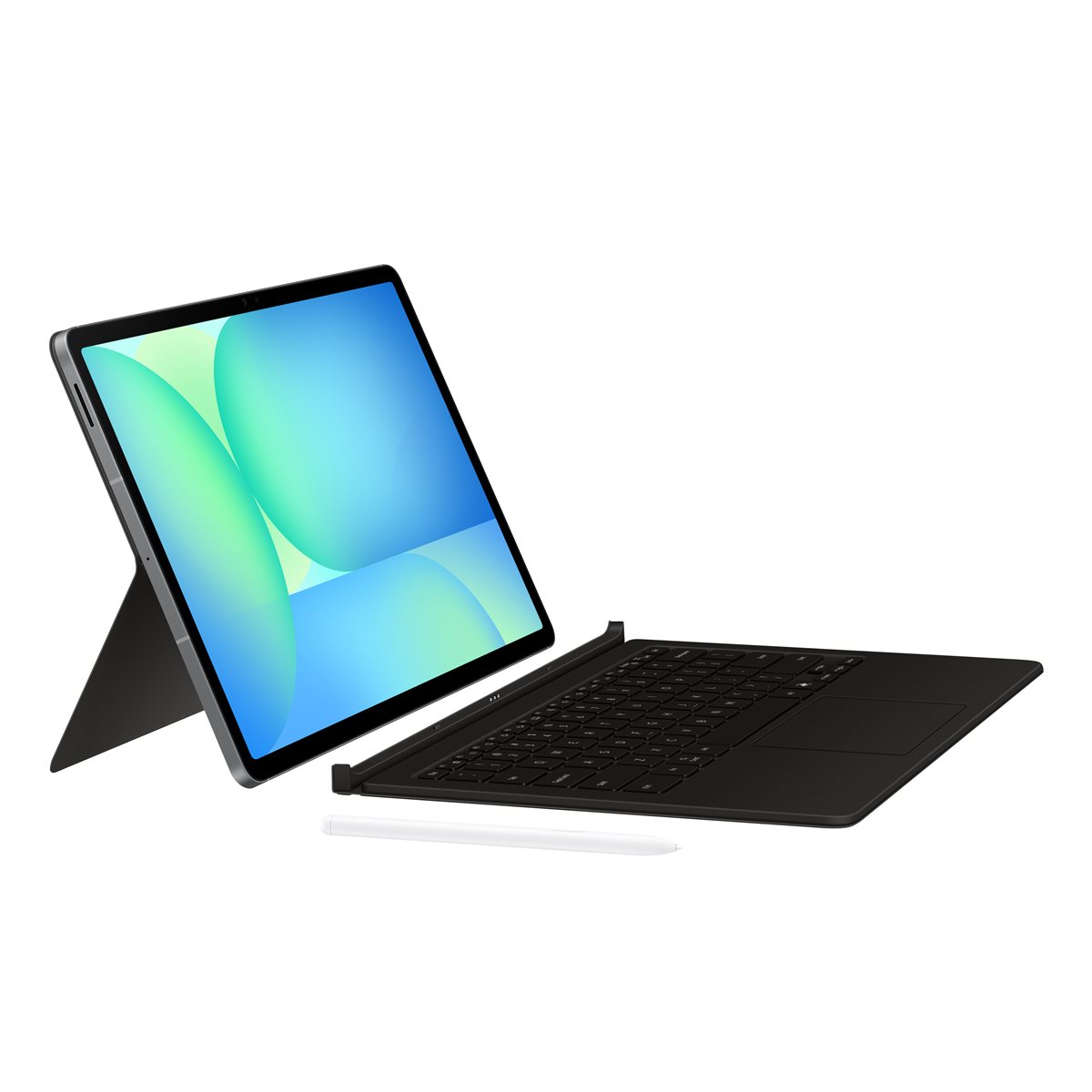 Galaxy Tab S10 FE  Plus Book Cover Tasche mit Bluetooth Tastatur (EF-DX625BBEGSW) - Schwarz