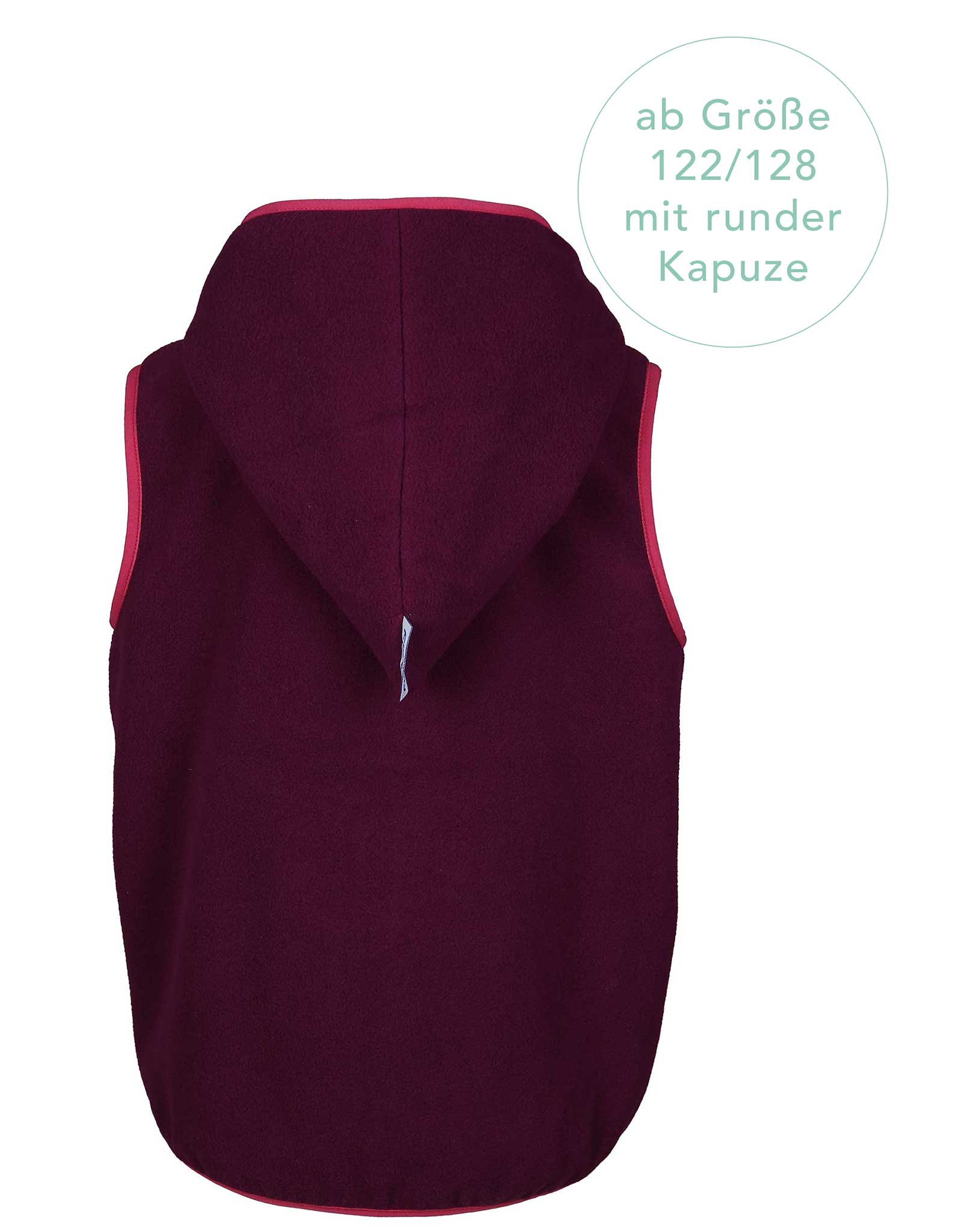 Fleece-Weste POPPELI in purple/raspberry