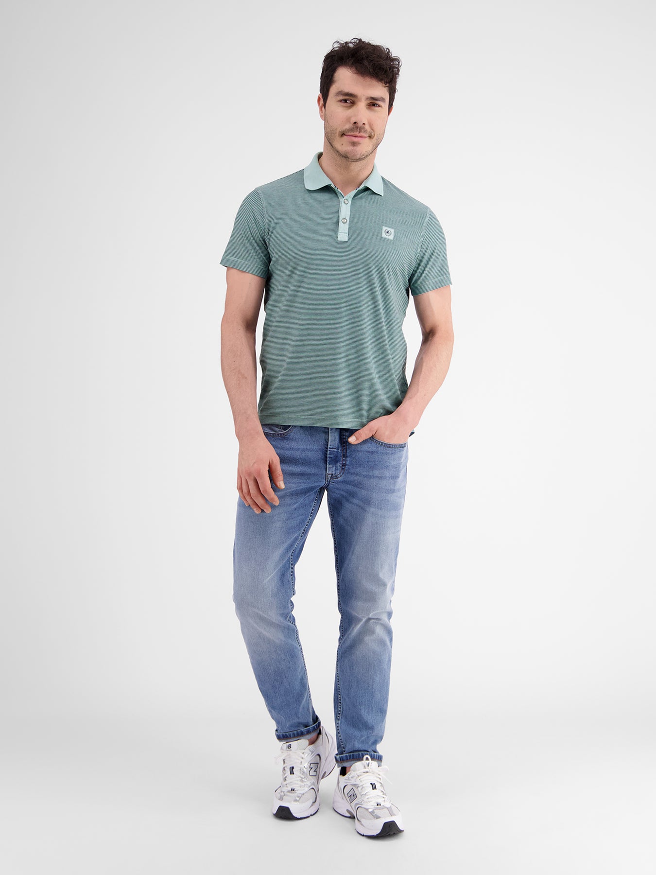 Gestreiftes Poloshirt für Herren