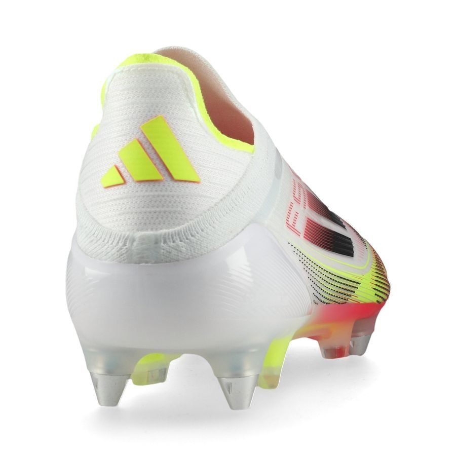 adidas F50 Elite Laceless SG Pure Victory - Blanc/Noir/Jaune