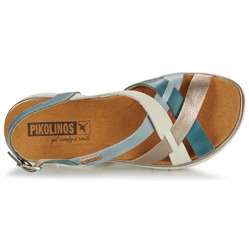 Pikolinos - PALMA W4N - Bleu / Blanc / Doré