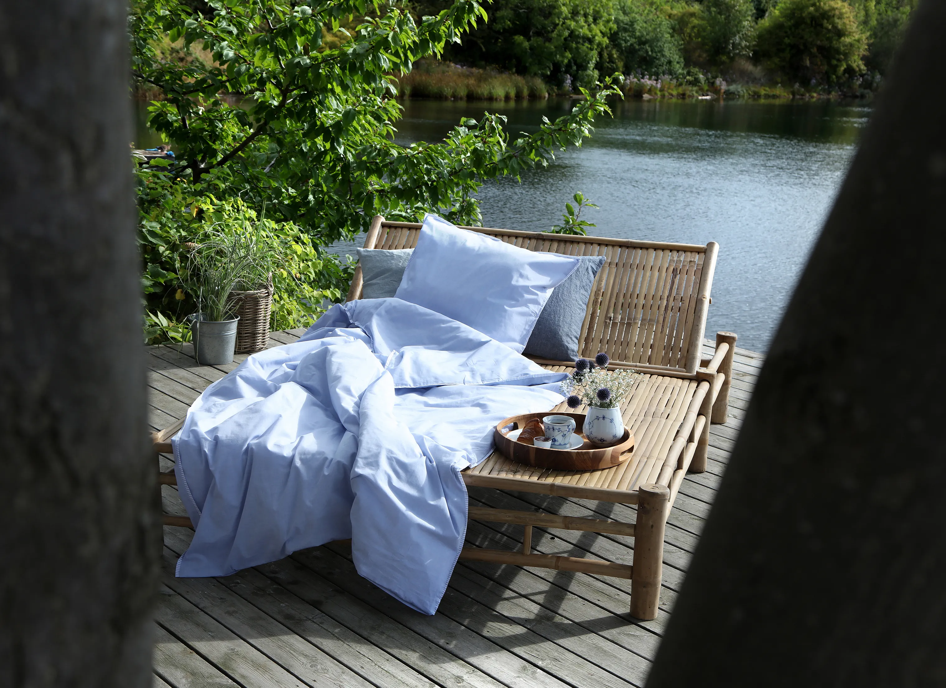 CASA Living Bambus Dobbelt Solseng