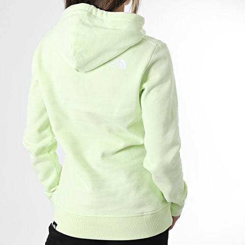 Sweat Capuche Femme Standard Vert Pistache