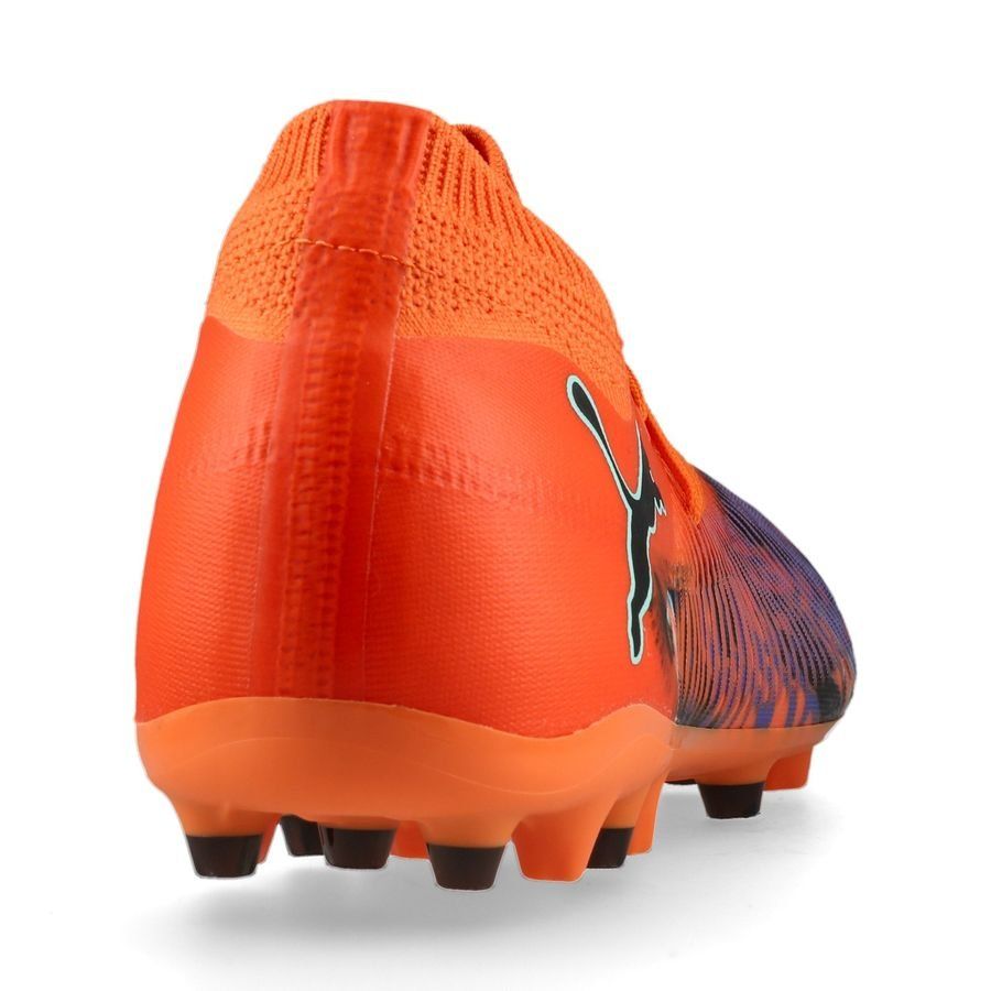 PUMA Future 8 Match MG Creativity - Orange Poppy/Dark Amethyst/Bleu/Noir ÉDITION LIMITÉE