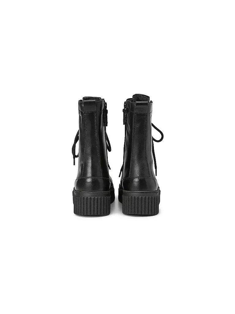 MARC O'POLO Schnürboots  schwarz