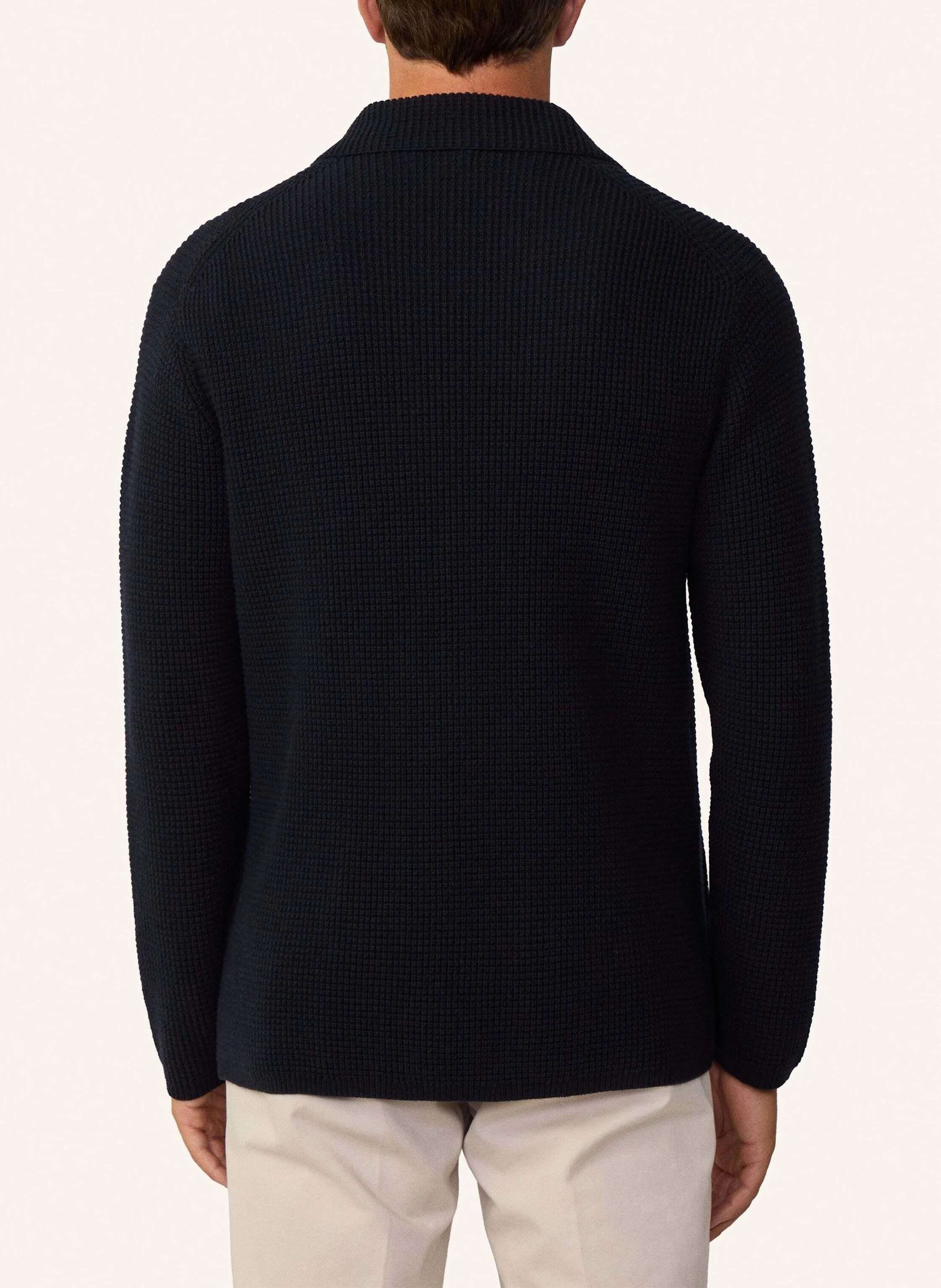 HACKETT LONDON Strickjacken Cardigan WAFFLE BLAZER CARDI