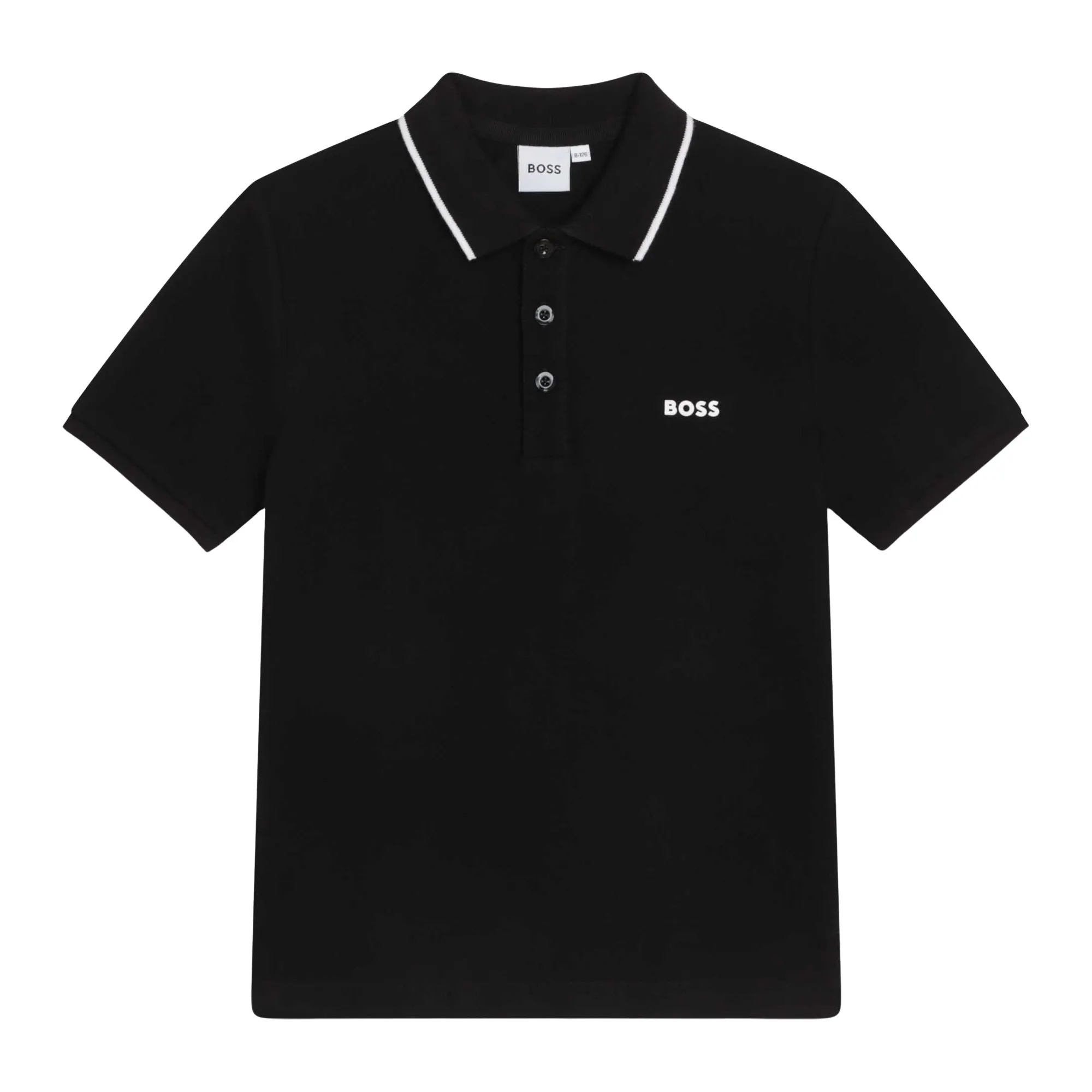 Hugo Boss Logo Polo Kids Zwart