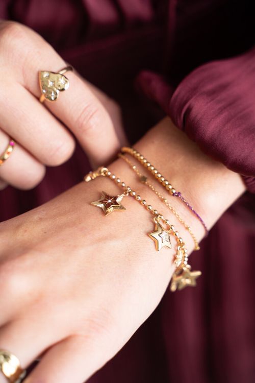 Starry bedelarmband met sterren