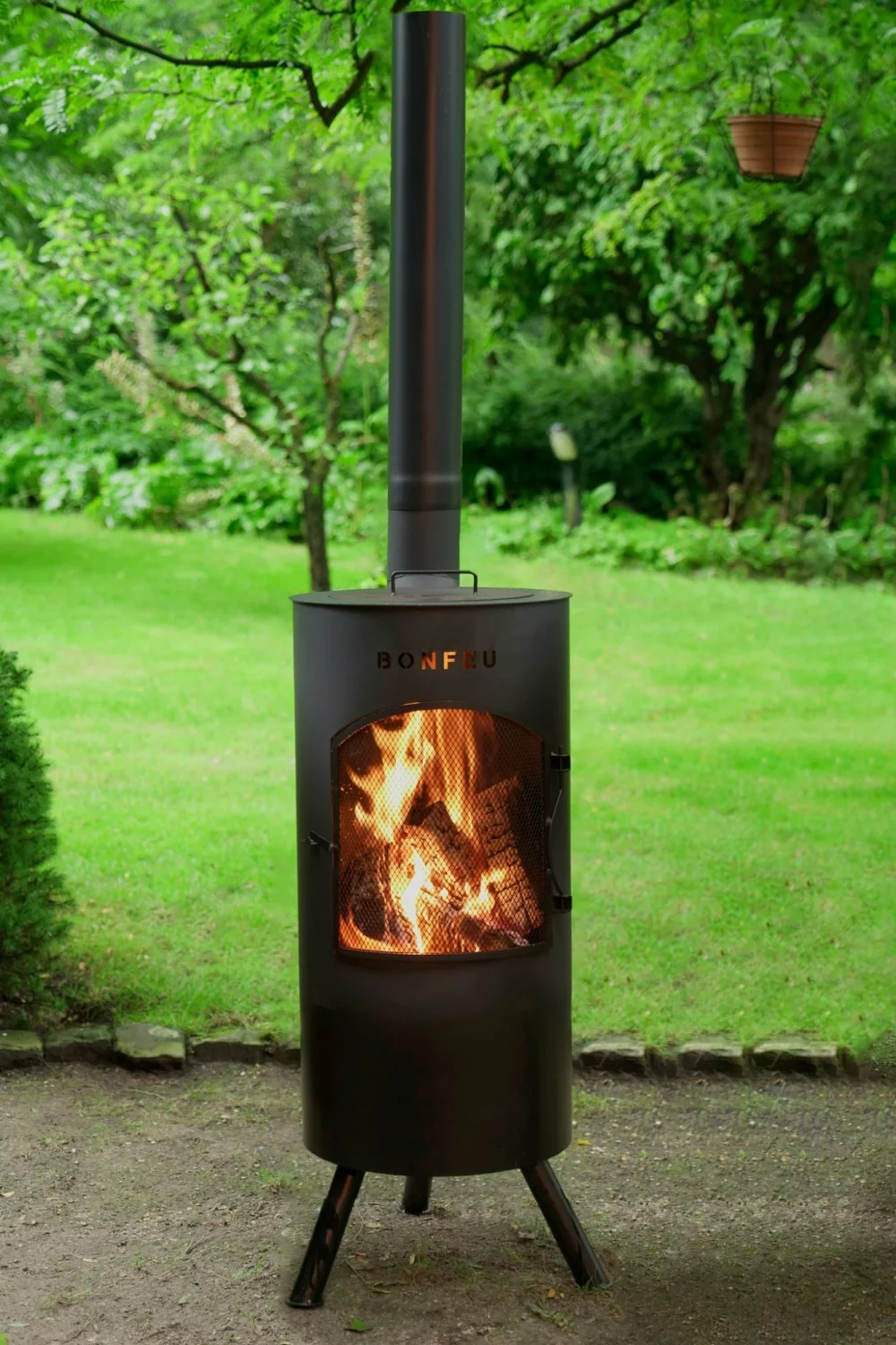 BonFeu 3501 Tuinhaard BonTino - Zwart - 164cm - 35cm