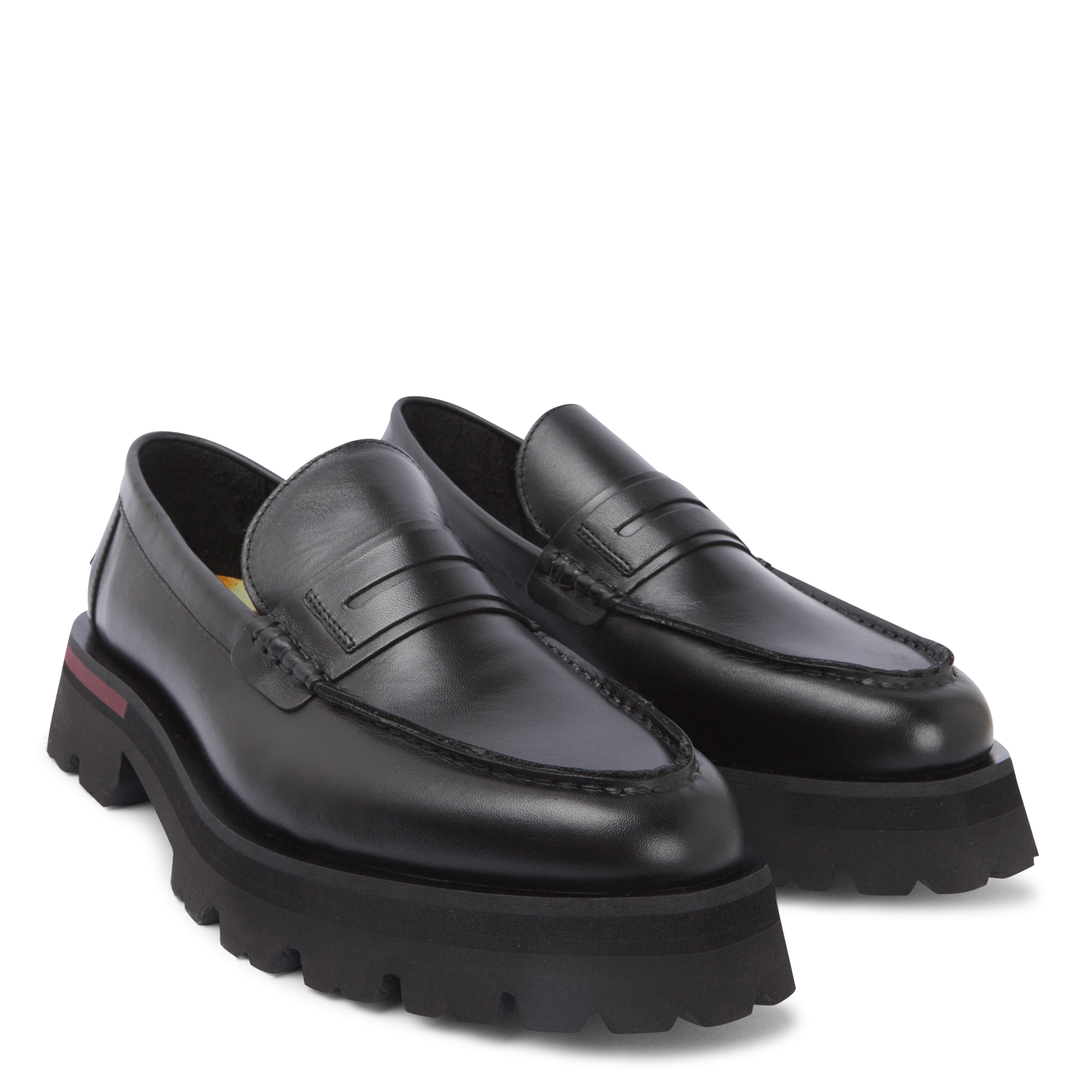 Mocassins en cuir| Noir