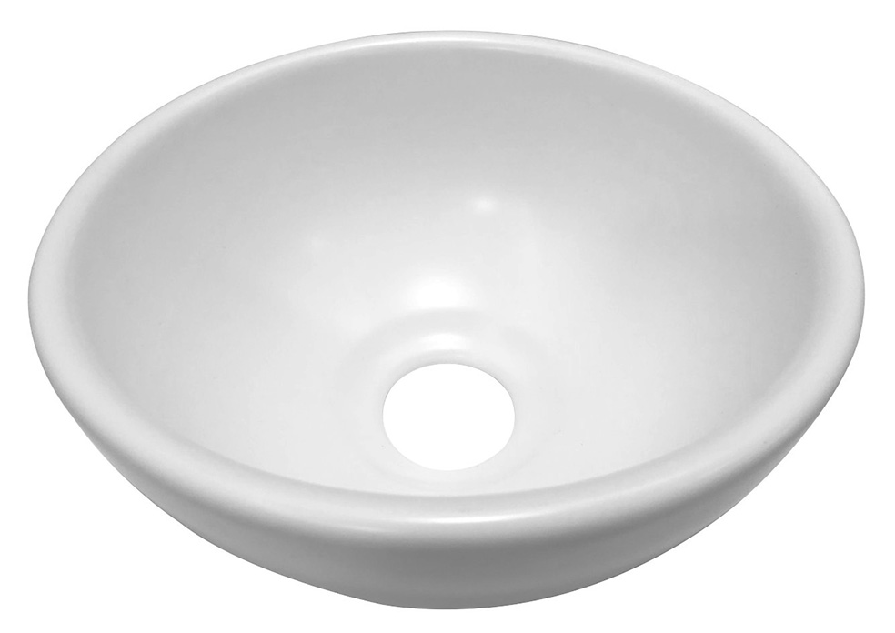 Mueller Rique waskom 20x20x9cm wit glans