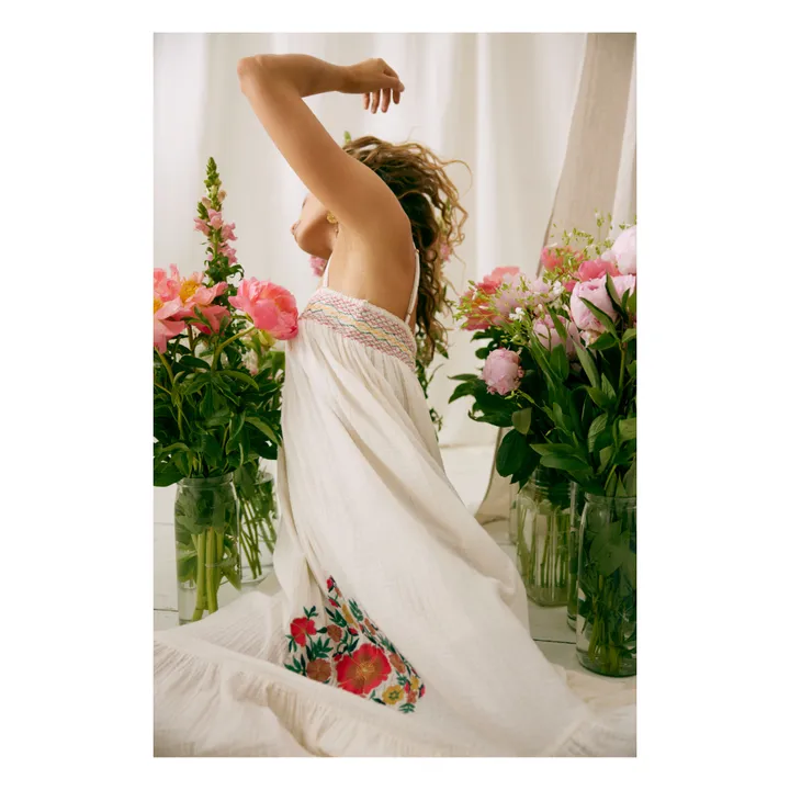 Louise Misha Robe Marcelina Coton Bio - Collection Femme | Ecru