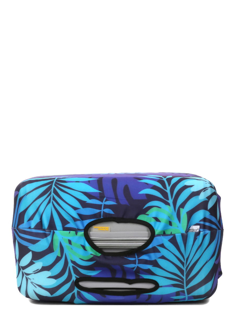 Housse de valise Periea Green and Blue Palm Leaves L