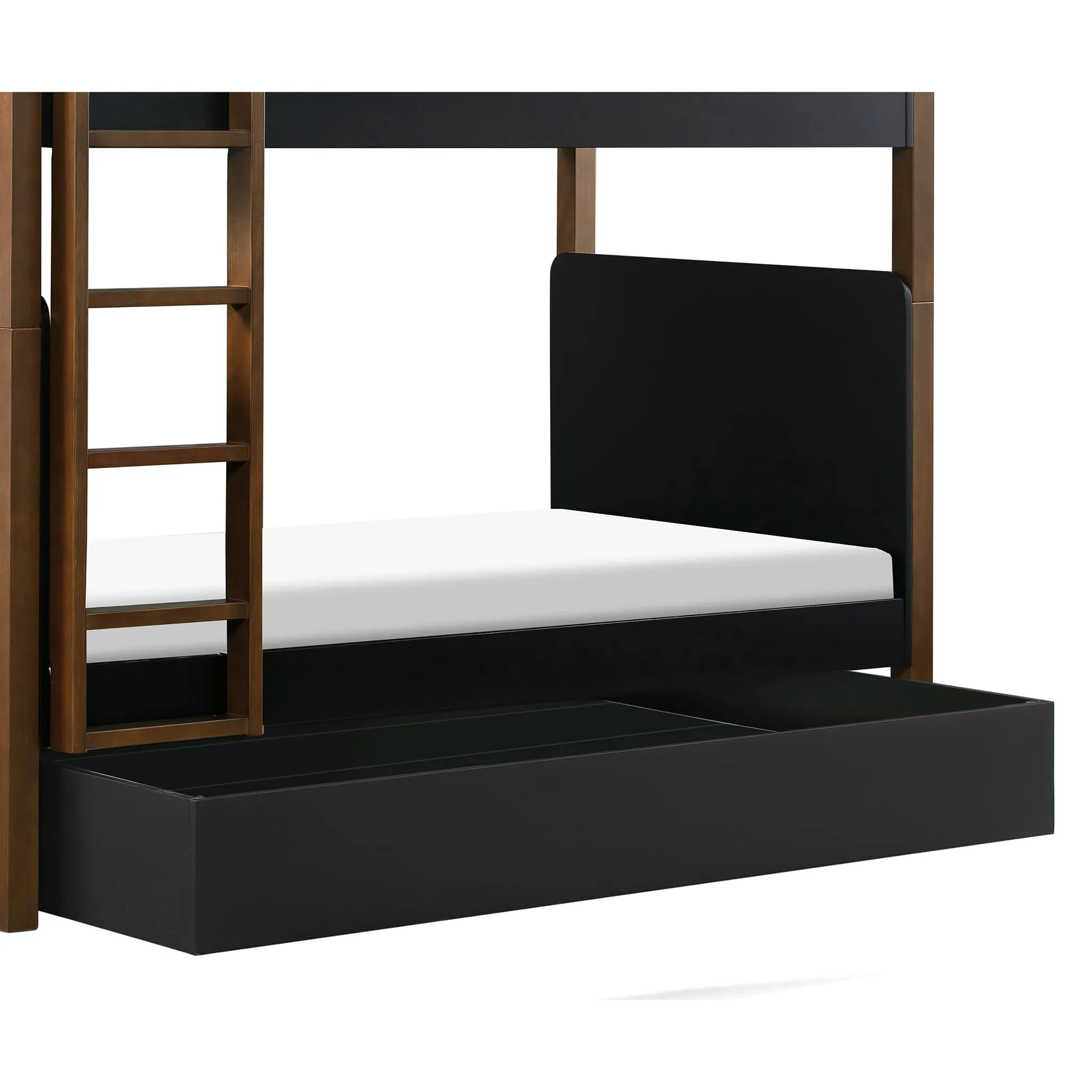 Million Dollar Baby Tiroir de Rangement pour Lit Gigogne Simple Universel - Noir