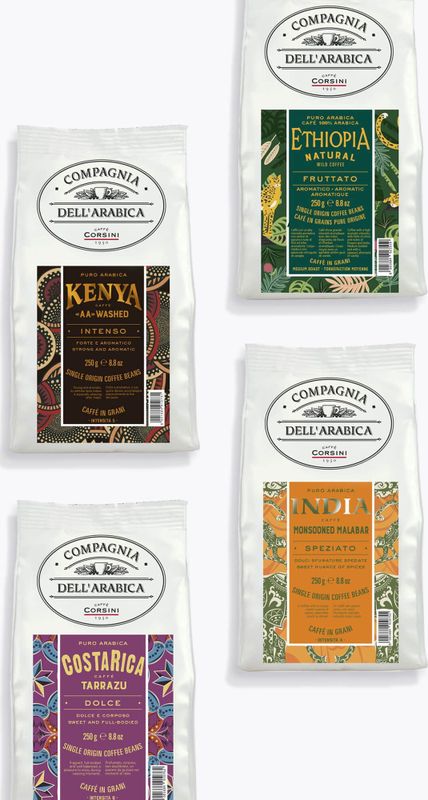 Caffè Corsini proefpakket Single Origin 1kg