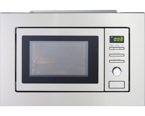 Inbouwmagnetron PKM MW820-EBM 59,5x34,4x38,2 cm geborsteld roestvrij staal 800 watt