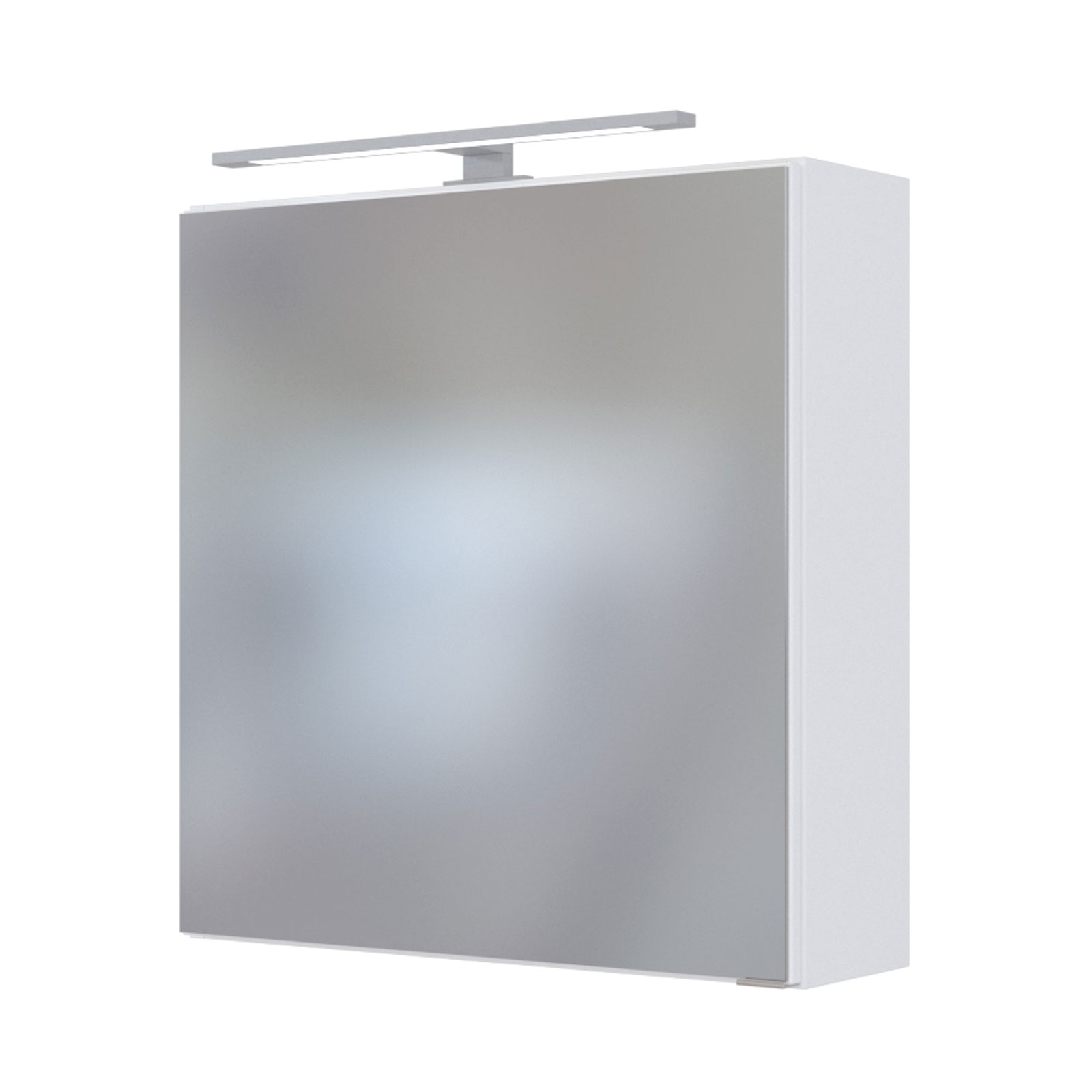 3-teiliges Badmöbel-SetDAVOS - weiß - 90 cm breit - Becken rechts