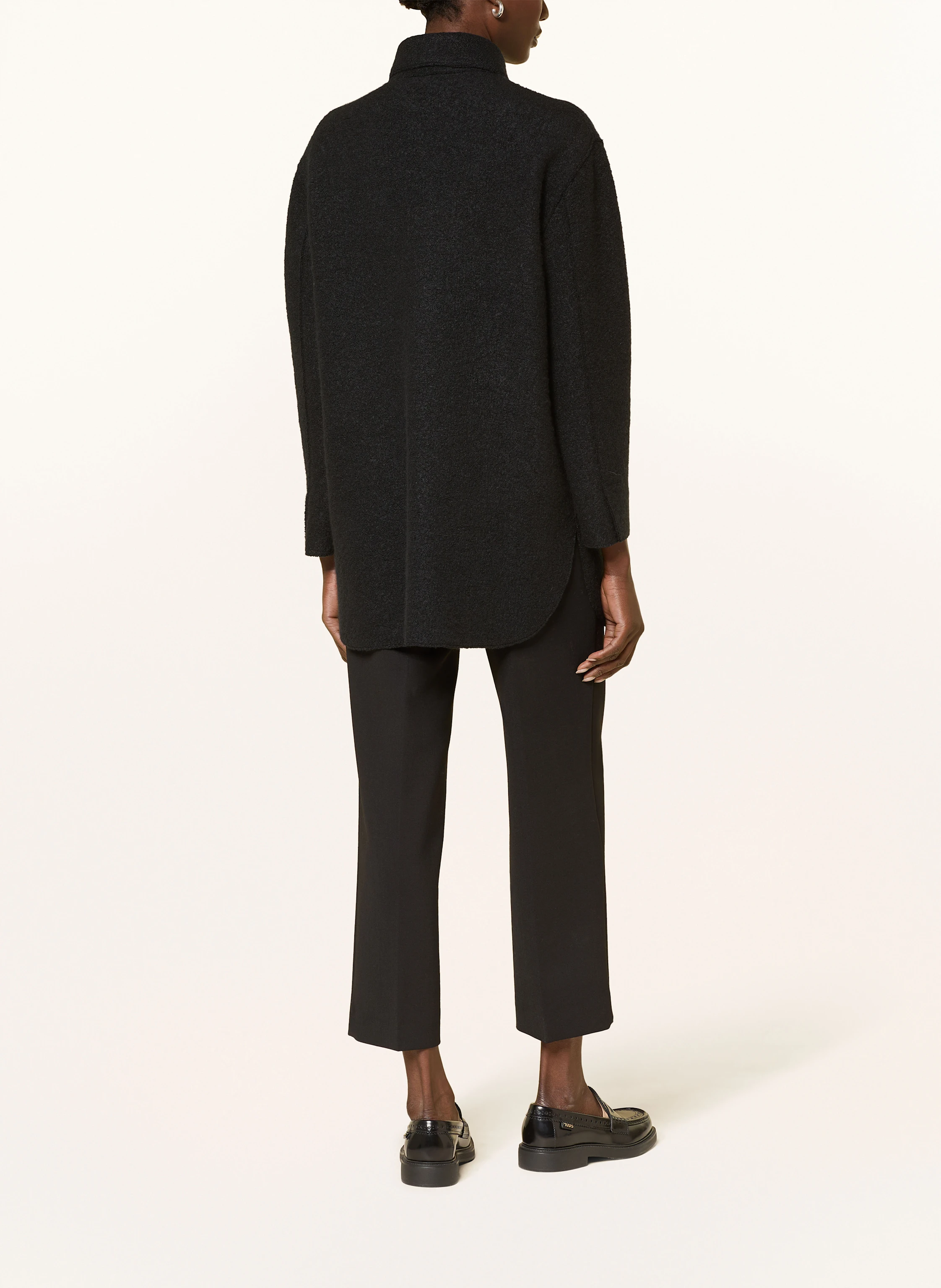 lunaria cashmere Bouclé-Jacke mit Seide und Cashmere