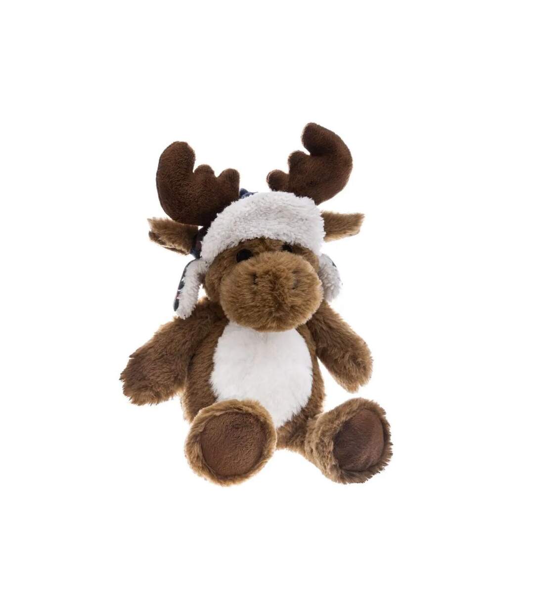 Peluche Enfant Elan Marron Glacé 25cm Naturel
