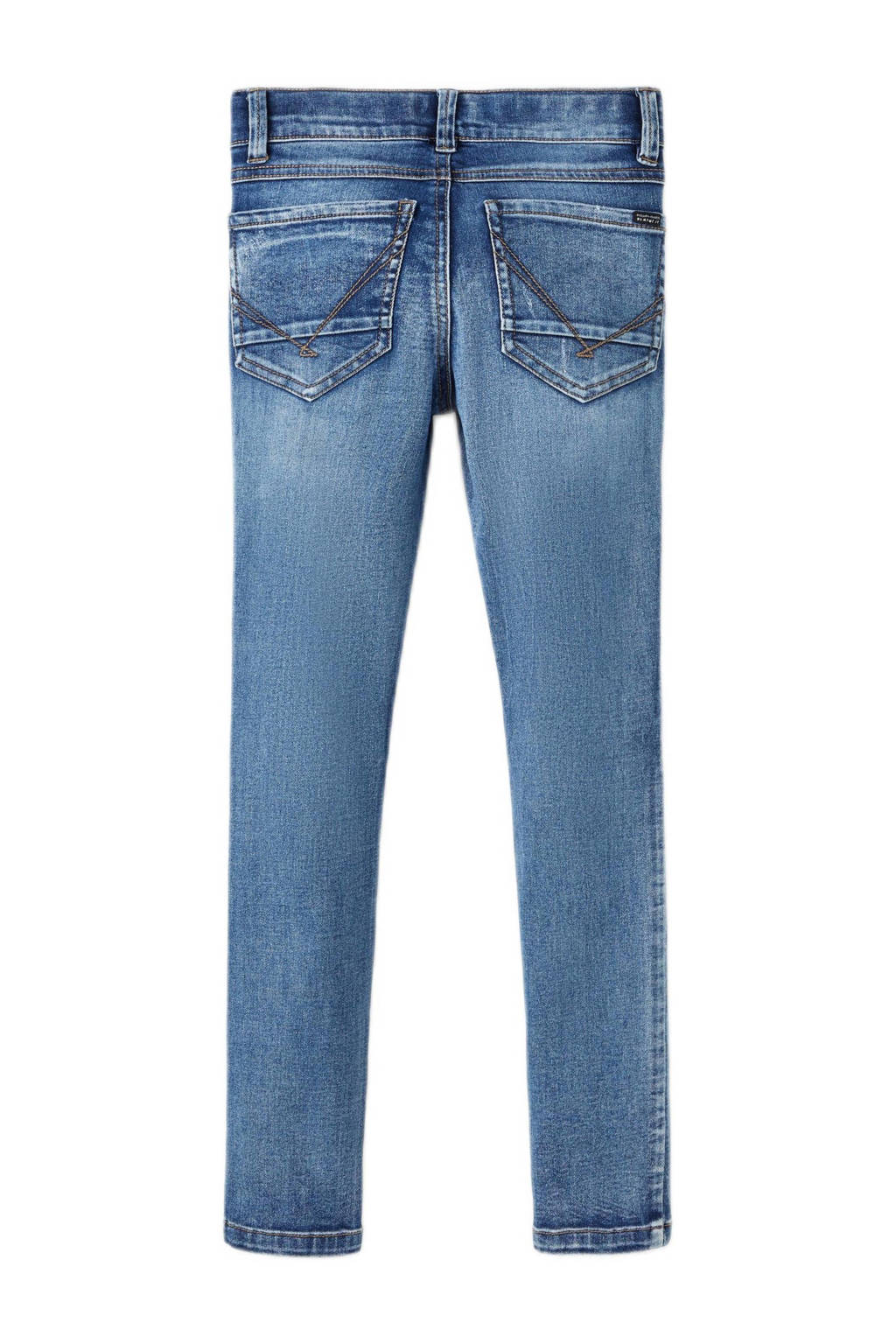 NAME IT skinny jeans NKMPETE medium blue denim