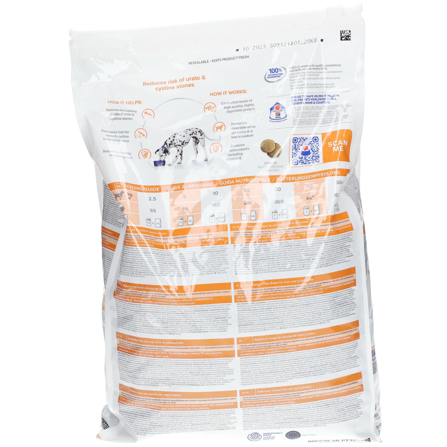 Hill's PRESCRIPTION DIET™ u/d Urinary Chien