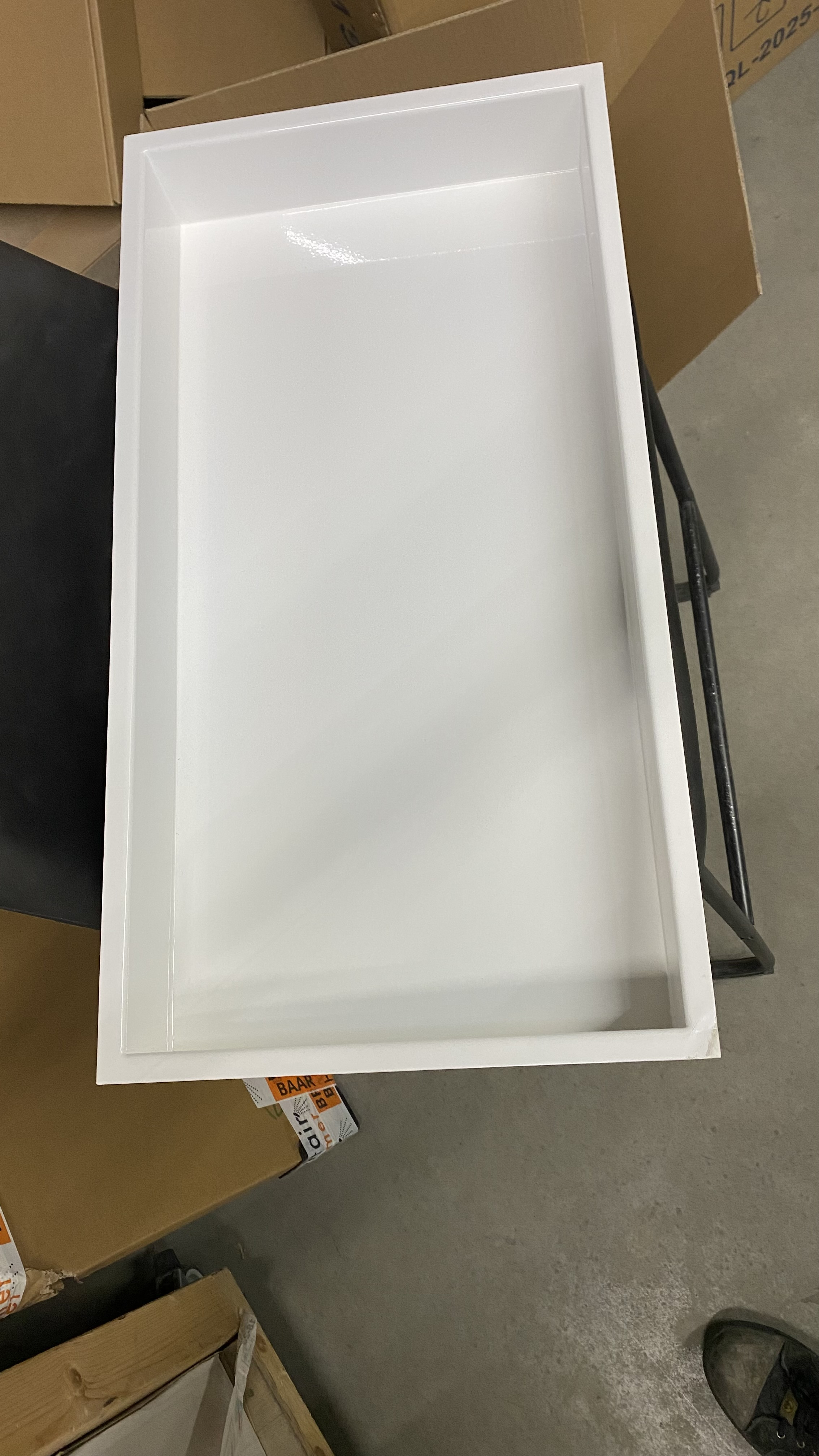 SCHADEMODEL: Plieger Inbox inbouwnis 60x30x7.5cm wit
