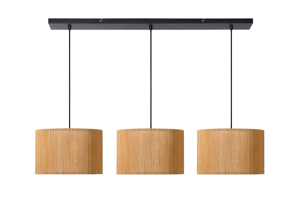 Lucide Magius hanglamp 113x32cm E27 rotan