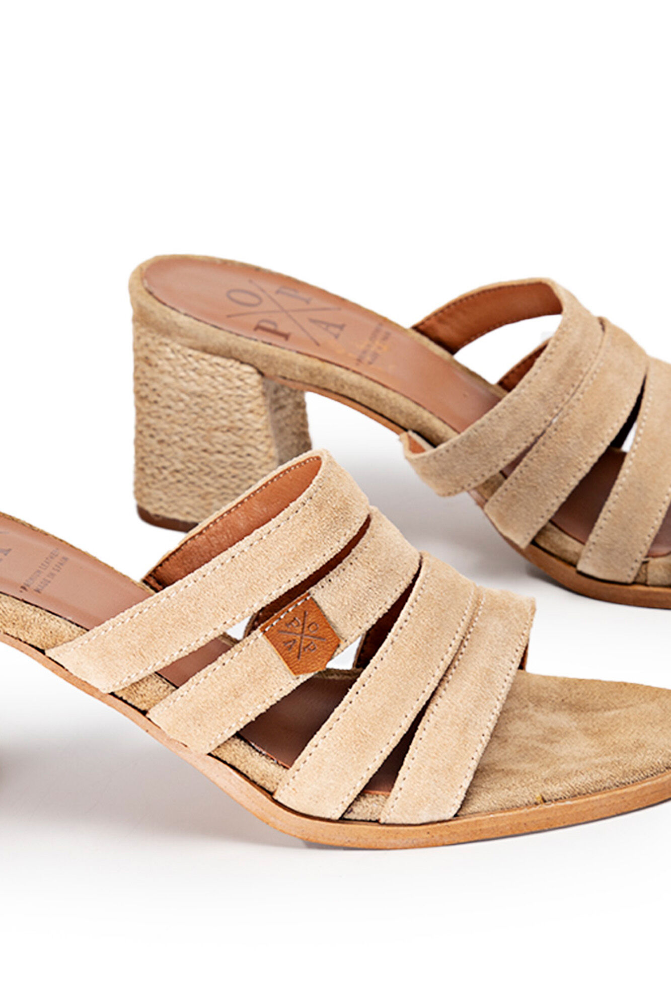 Sandalias Palmar serraje arena - Arena