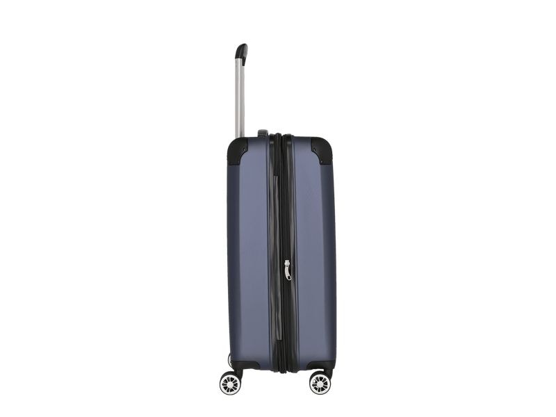 travelite City Trolley M erweiterbar, Dunkelblau Reisekoffer