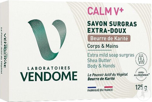 Laboratoires Vendôme Calmv+ Savon Surgras Extra-Doux Karité 125g