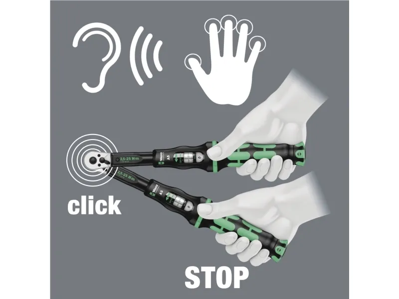 Wera Click Torque C 2 - Momentnøgle - 12.7 mm - 20 - 100 N·m