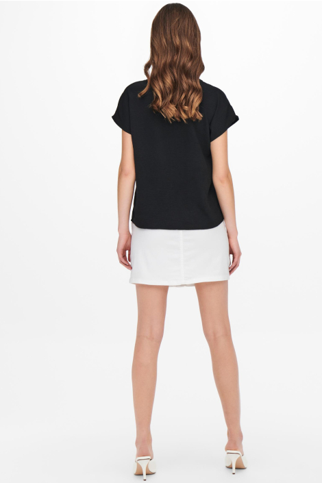 Jacqueline de Yong zwarte dames t-shirt