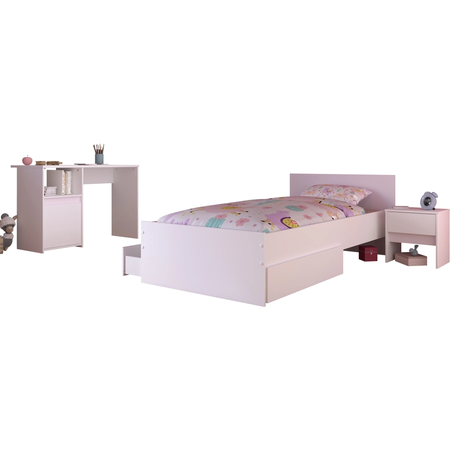 Parisot Kinderzimmer Set 4tlg Pirouette 27  Weiß Weiß