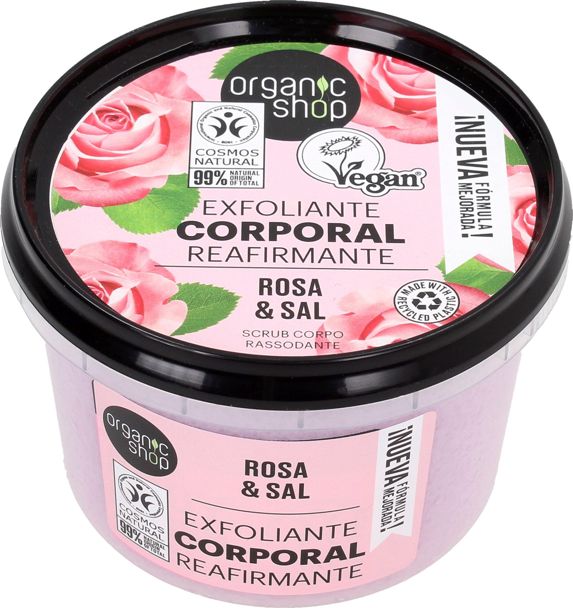 Organic Shop  Firming Body Polish Rose & Salt, 250 ml