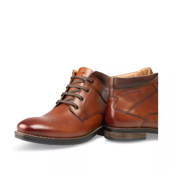 Bottines COGNAC PIERRE CARDIN