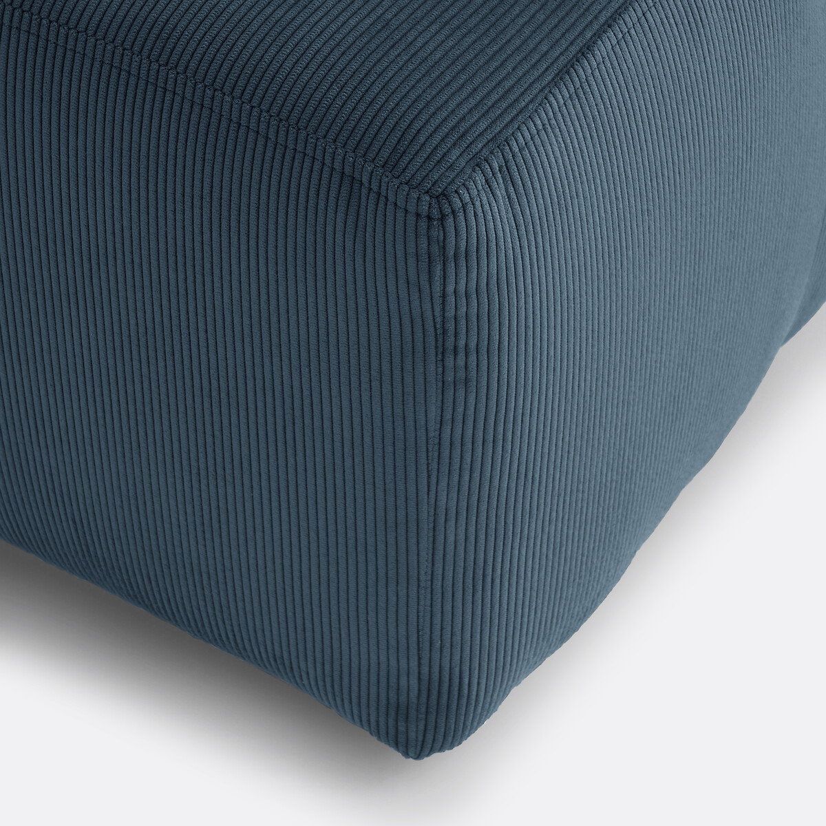 LA REDOUTE INTERIEURS<br>Sofá modular de canto em veludo cotelê, Monica