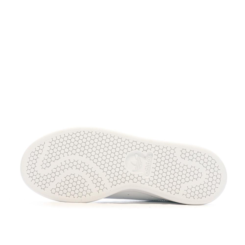 Adidas Baskets Blanches/Roses Fille Adidas Stan Smith J