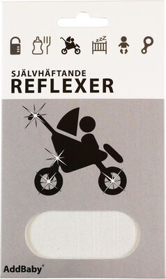 AddBaby Refleksklistremerker, Sølvfarget