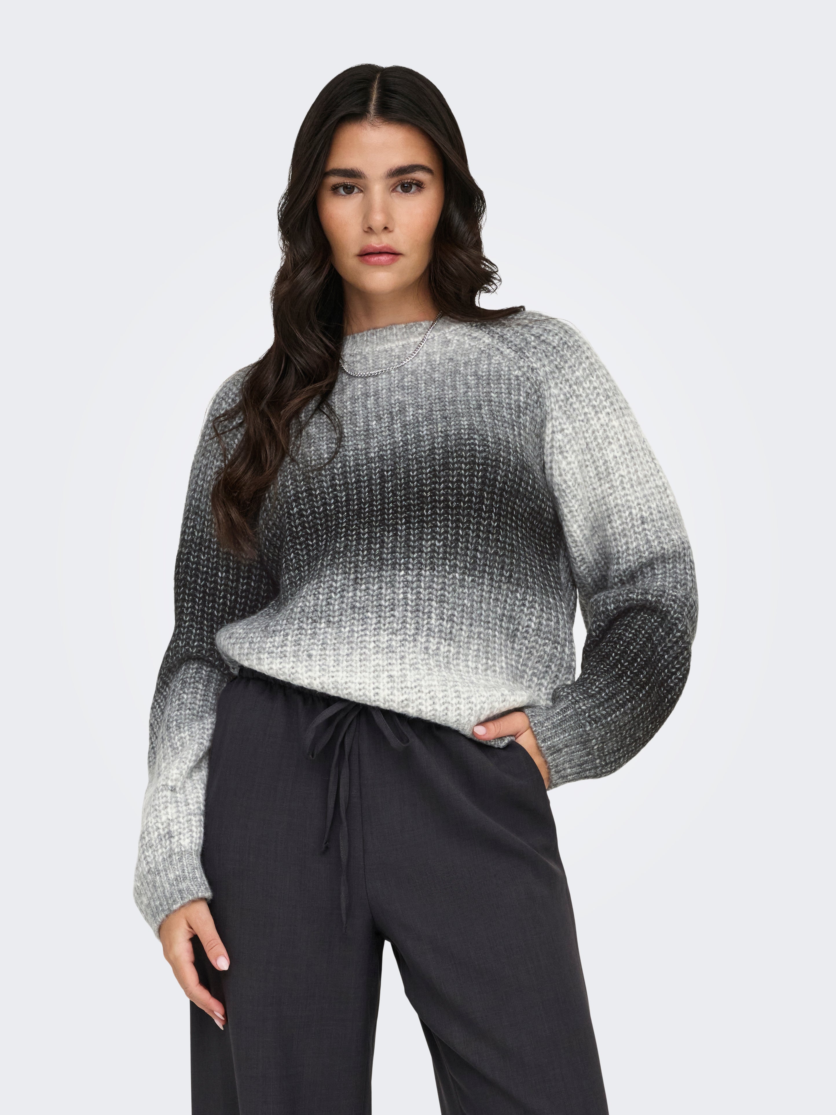 JDYELIZA Strickpullover Black