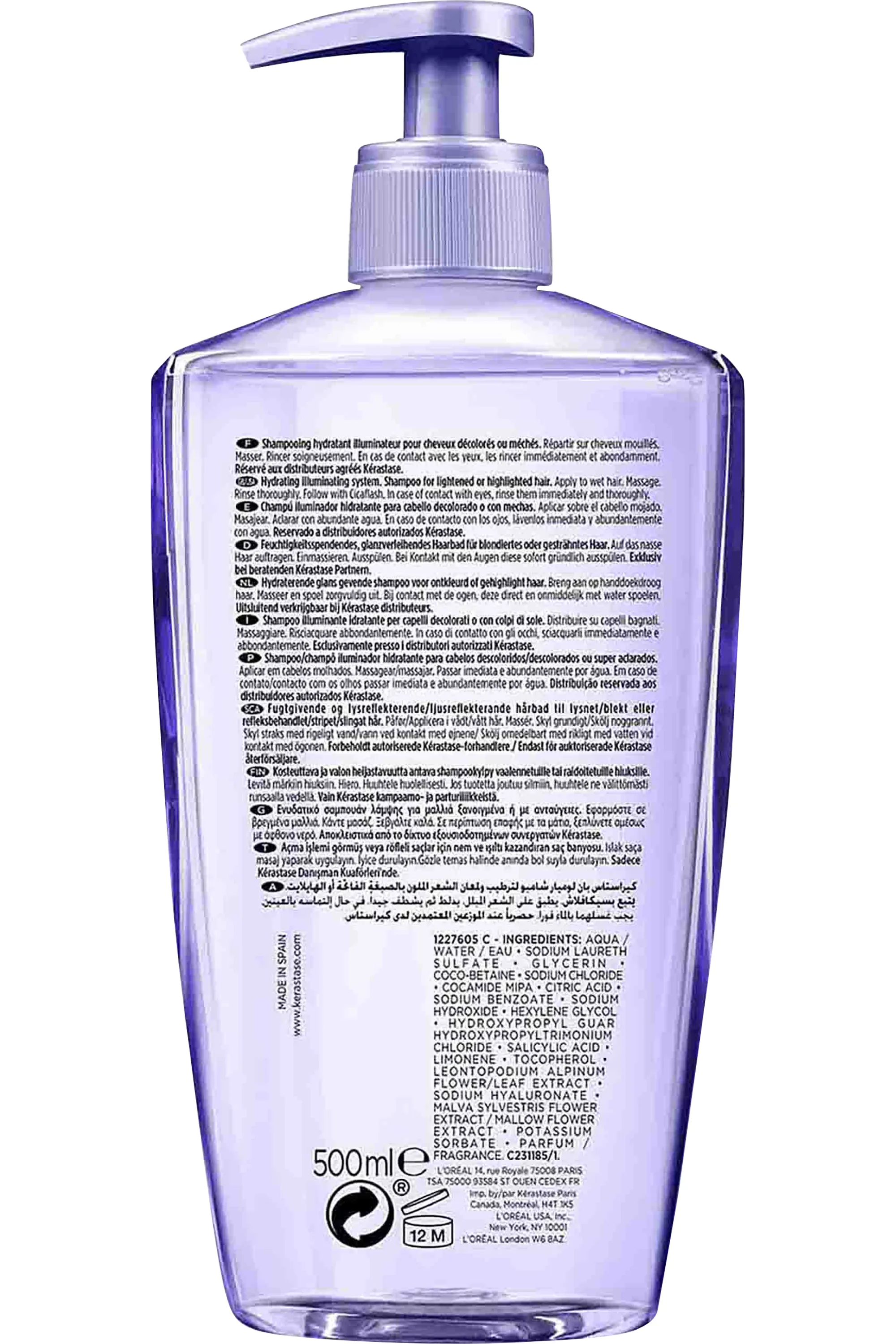 Kérastase Bain Lumière Blond Absolu Rechargeable-500 ml