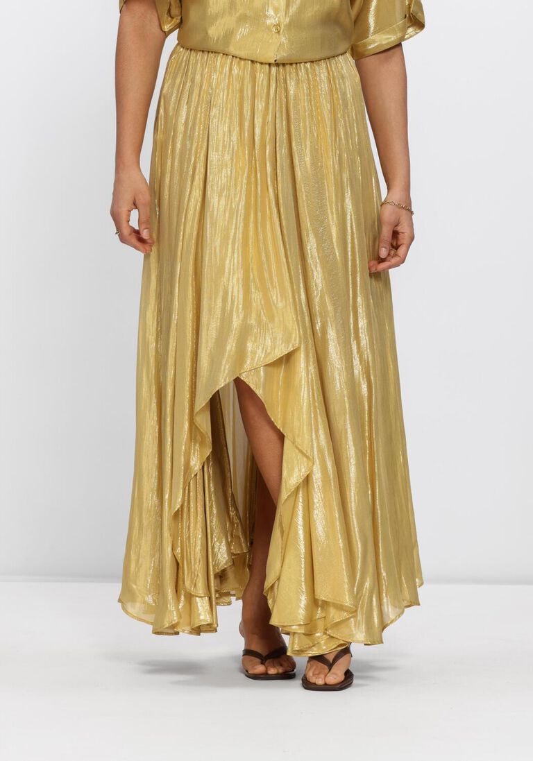 gouden mes demoiselles midirok lumiere