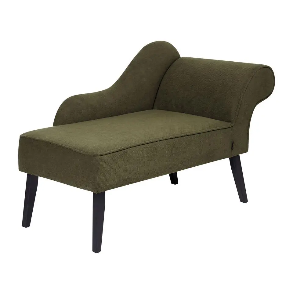 BIARRITZ - Chaise longue - Olijfgroen - Rechtszijdig - Polyester