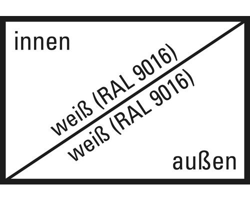 ARON Basic enkelvleugelig kunststof raam, RC2 gelaagd veiligheidsglas, wit, 800x1200 mm, DIN links