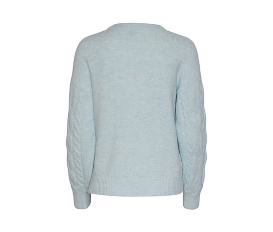 Strickpullover, hellblau