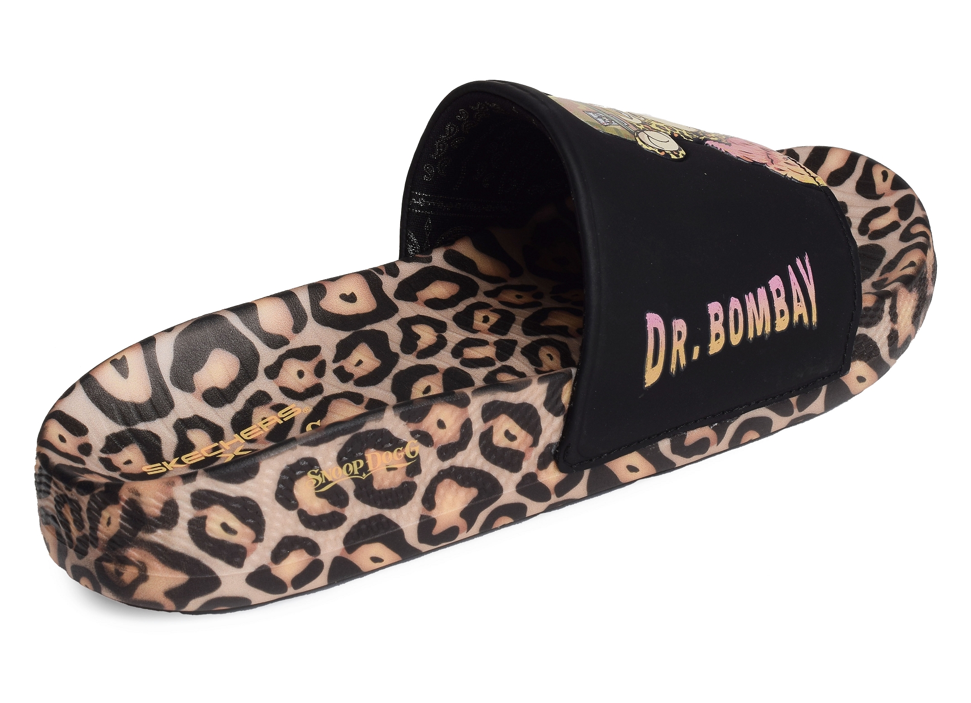 Sandal dr bombay noir léopard