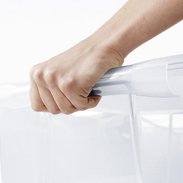 Boîte en plastique 15 L Kaze transparent