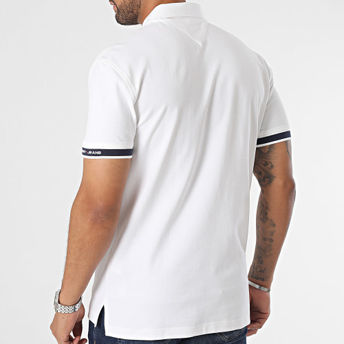 Polo Manches Courtes Classic Linear 7282 Blanc