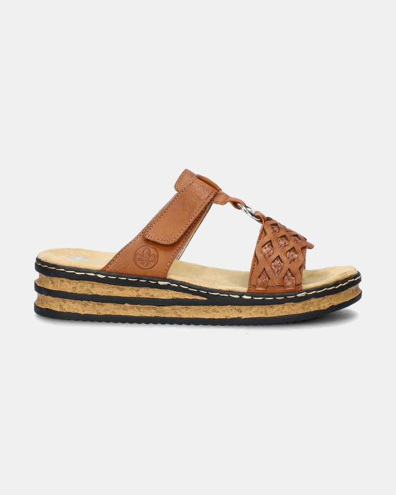 Rieker Slippers  - cognac