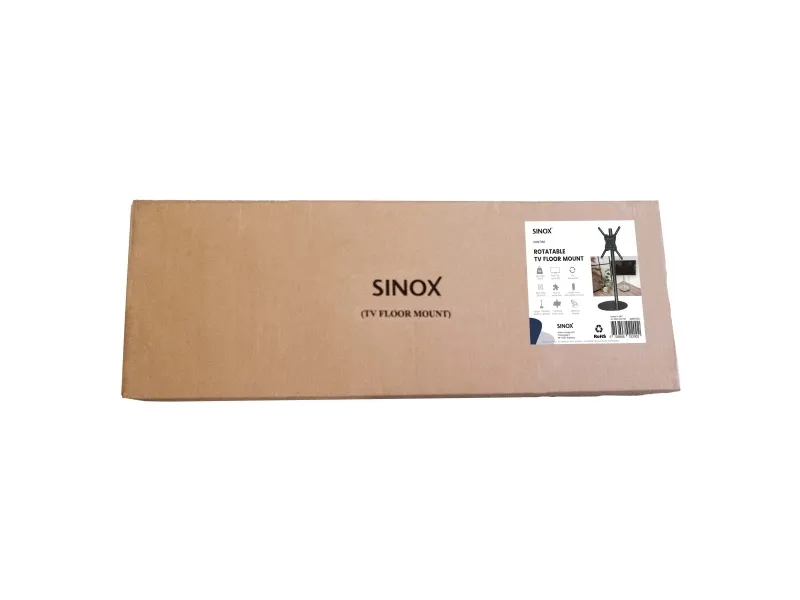 Sinox StandView SWB7160 - Stativ - for LCD display - aluminium, børstet stål - sort - skærmstørrelse: 26