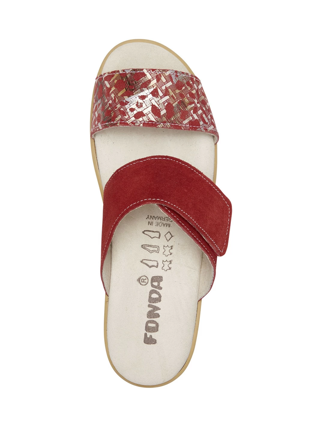 ELENA EDEN-Pantolette aus Veloursleder